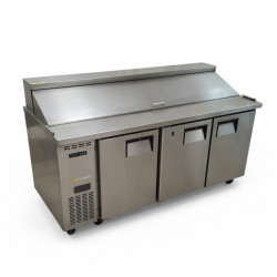 Used Skope Cenatur BC180S-3RRRS-E 3 Door Pizza Prep Fridge - ST26UK218