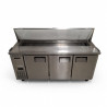 Used Skope Cenatur BC180S-3RRRS-E 3 Door Pizza Prep Fridge - ST26UK218