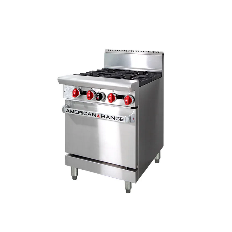 American Range AAR.4B 4 x Burner Top Gas Oven