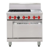 American Range AAR.4B.12G 4 x Burner Top with 304mm Griddle Plate Gas Oven