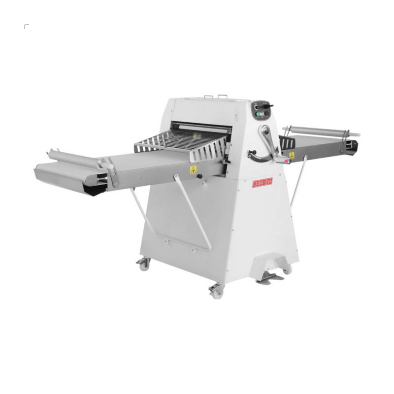 Zanolli   Sirio Freestanding variable speed pastry sheeter with 2 x 1000 mm belt lengths / 500mm belt width
