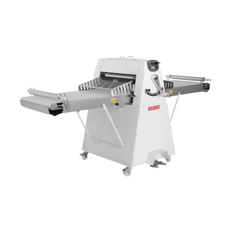 Zanolli   Sirio Freestanding variable speed pastry sheeter with 2 x 1400mm belt lengths / 600mm belt width