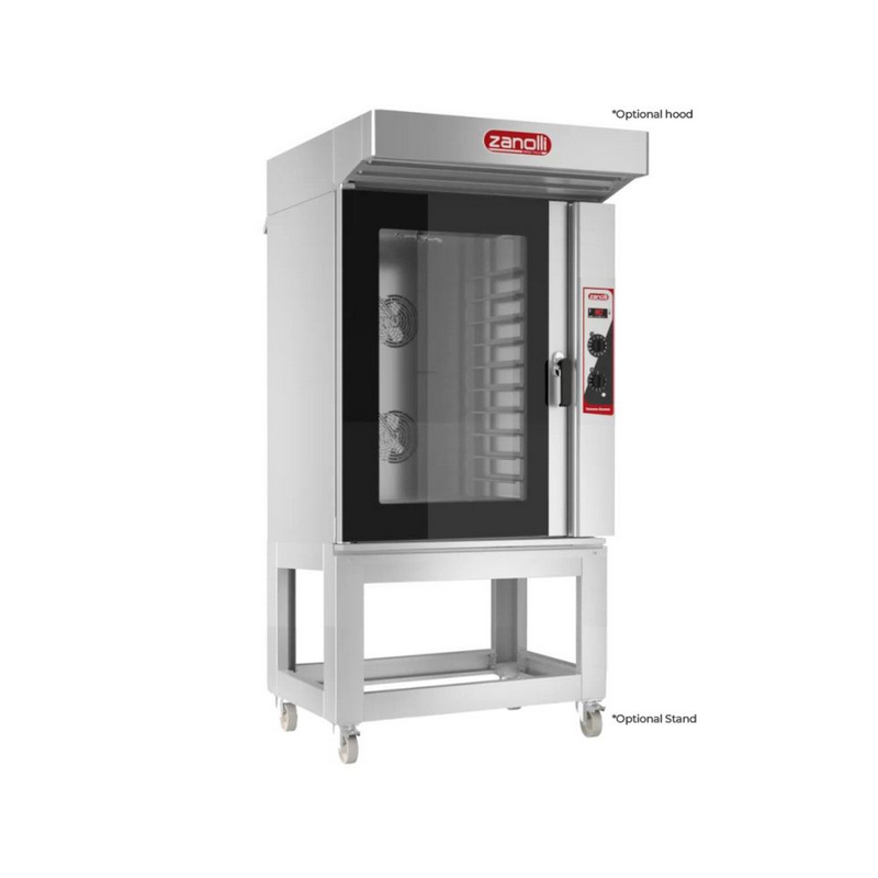 Zanolli   Teorema Anemos 10 Tray bakery combi with manual controls