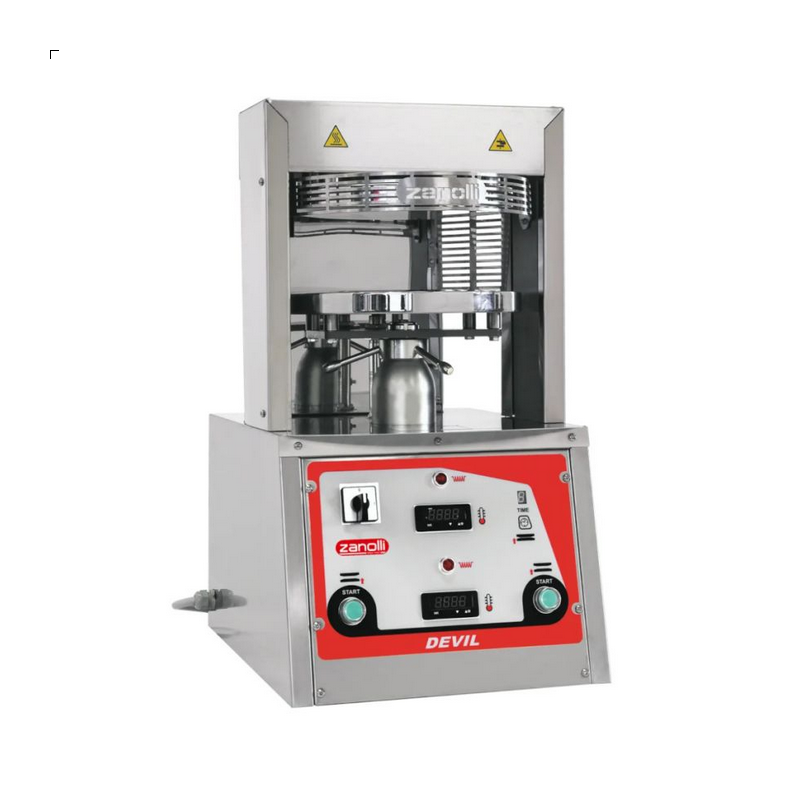 Zanolli  Devil Heated Pizza Formers with 33cm Plates
