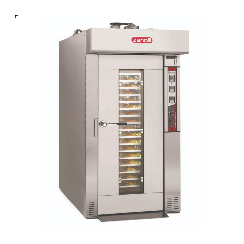 Zanolli  Rotor Wind 36 Tray roll in Electric Rotating Baking Oven - (40 X 60) Trays - Long Version