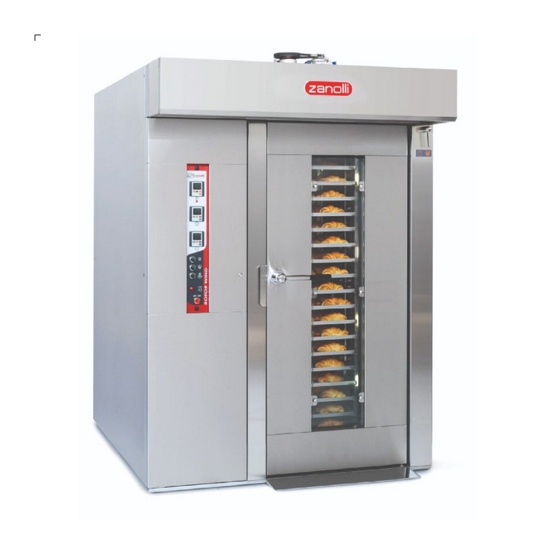 Zanolli  Rotor Wind 36 Tray roll in Electric Rotating Baking Oven - (40 X 60) Trays - Wide Version