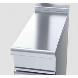 Waldorf 800 Series BT8300-CD - 300mm Bench Top Low Back Version - Cabinet Base With Fixed Front Panel