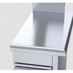 Waldorf 800 Series BT8400-CD - 400mm Bench Top - Cabinet Base With Fixed Front Panel