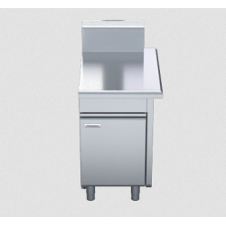 Waldorf 800 Series BT8550-CD-RH - 550mm Bench Top - Cabinet Base With Fixed Front Panel