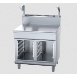 Waldorf 800 Series BT8900S-CB - 900mm Bench Top With Salamander Support Cabinet Base