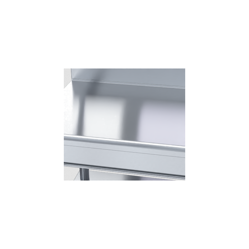 Waldorf 800 Series BT8900S-LS - 900mm Bench Top With Salamander Support Leg Stand