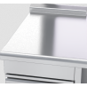 Waldorf 800 Series BTL8550-CD-RH - 550mm Bench Top Low Back Version - Cabinet Base With Fixed Front Panel