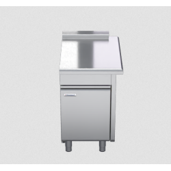 Waldorf 800 Series BTL8550-CD-RH - 550mm Bench Top Low Back Version - Cabinet Base With Fixed Front Panel