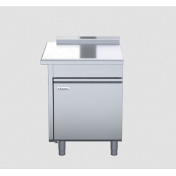 Waldorf 800 Series BTL8700-CD-LH - 700mm Bench Top Low Back Version - Cabinet Base With Fixed Front Panel