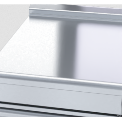 Waldorf 800 Series BTL8700-CD-RH - 700mm Bench Top Low Back Version - Cabinet Base With Fixed Front Panel