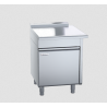 Waldorf 800 Series BTL8700-CD-RH - 700mm Bench Top Low Back Version - Cabinet Base With Fixed Front Panel