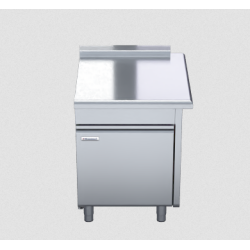 Waldorf 800 Series BTL8700-CD-RH - 700mm Bench Top Low Back Version - Cabinet Base With Fixed Front Panel