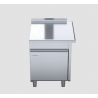 Waldorf 800 Series BTL8700-CD-RH - 700mm Bench Top Low Back Version - Cabinet Base With Fixed Front Panel