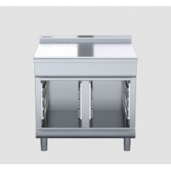 Waldorf 800 Series BTL8900-CB - 900mm Bench Top Low Back Version Cabinet Base