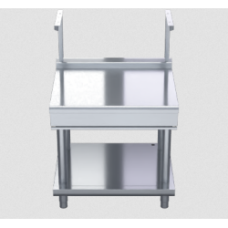 Waldorf 800 Series BTL8900S-LS - 900mm Bench Top With Salamander Support Low Back Version Leg Stand