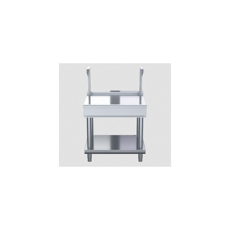 Waldorf 800 Series BTL8900S-LS - 900mm Bench Top With Salamander Support Low Back Version Leg Stand