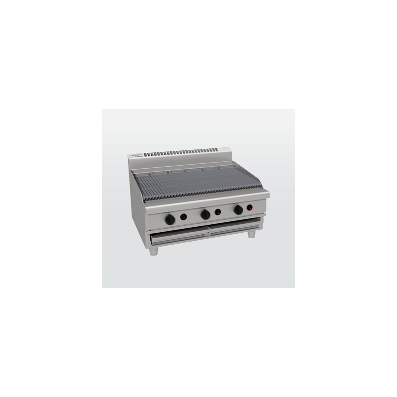 Waldorf 800 Series CH8900G-B - 900mm Gas Chargrill Bench Model
