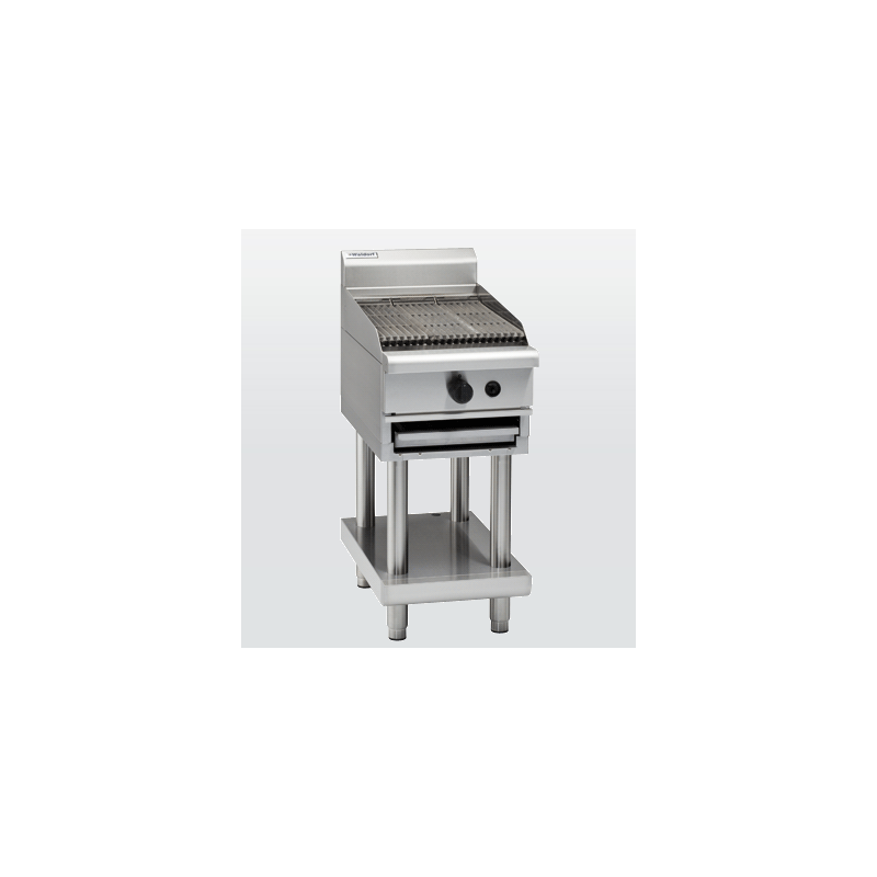 Waldorf 800 Series CHL8450G-LS - 450mm Gas Chargrill Low Back Version - Leg Stand