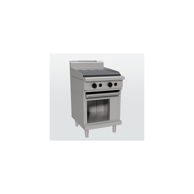 Waldorf 800 Series CHL8600G-CB - 600mm Gas Chargrill Low Back Version - Cabinet Base
