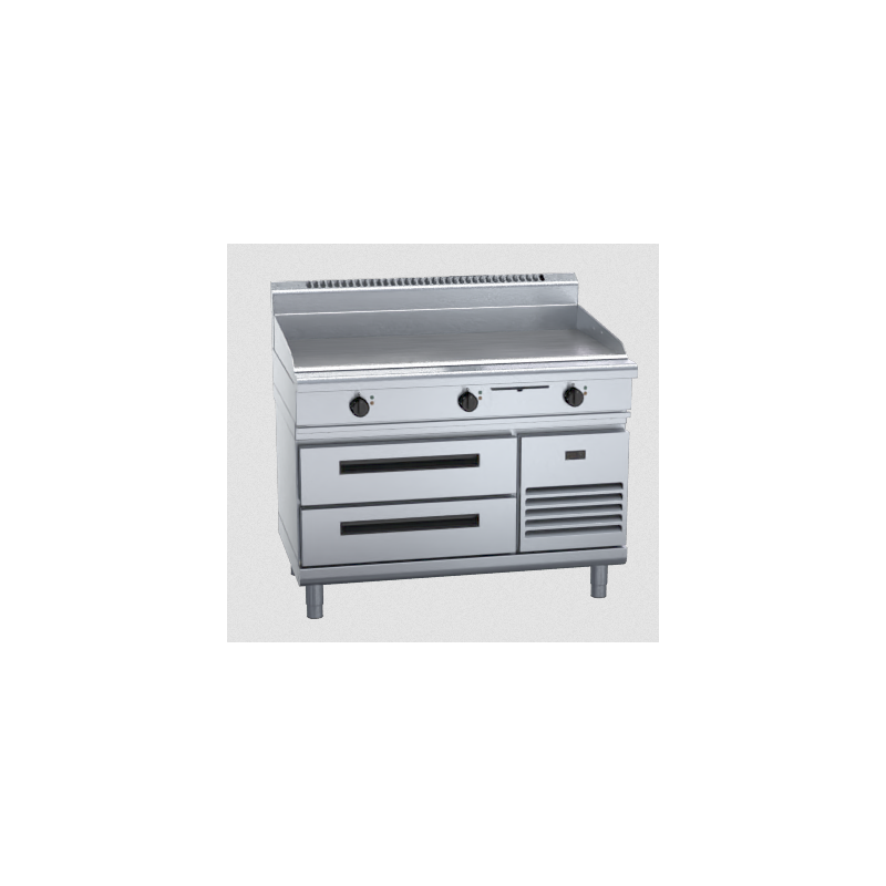 Waldorf 800 Series GP8120E-RB - 120mm Electric Griddle - Refrigerated Base
