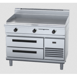 Waldorf 800 Series GP8120E-RB - 120mm Electric Griddle - Refrigerated Base