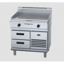 Waldorf 800 Series GP8900E-RB - 900mm Electric Griddle - Refrigerated Base