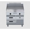 Waldorf 800 Series GP8900E-RB - 900mm Electric Griddle - Refrigerated Base