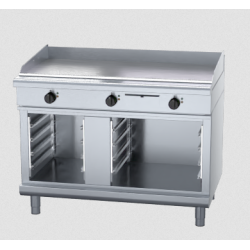 Waldorf 800 Series GPL8120E-CB - 1200mm Electric Griddle Low Back Version - Cabinet Base