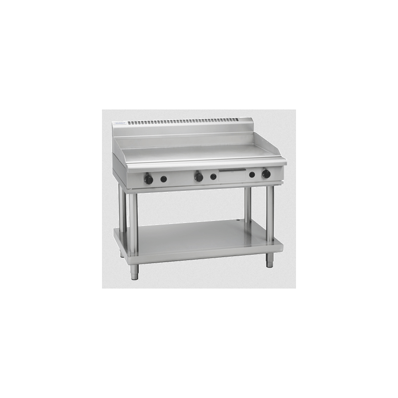 Waldorf 800 Series GPL8120G-LS - 1200mm Gas Griddle Low Back Version ? Leg Stand