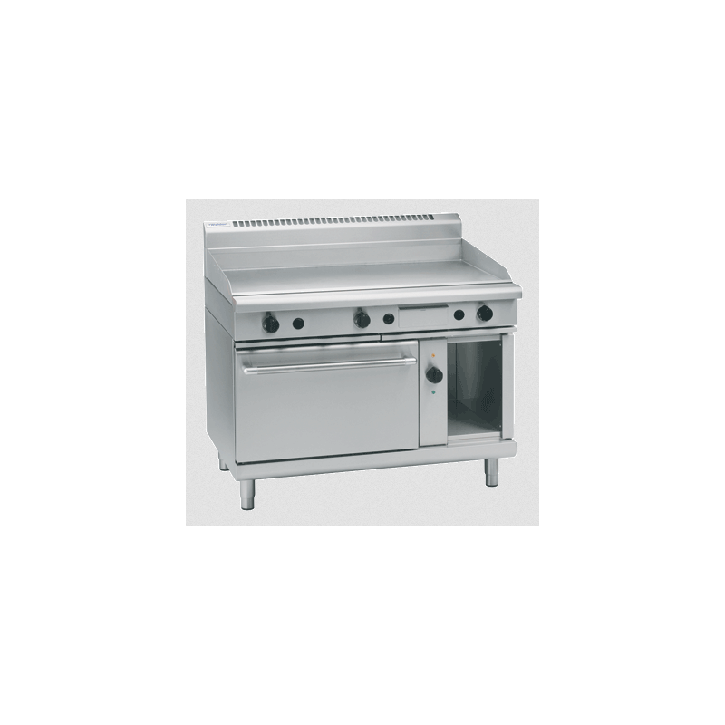 Waldorf 800 Series GPL8121GEC - 1200mm Gas Griddle Electric Convection Oven Range Low Back Version
