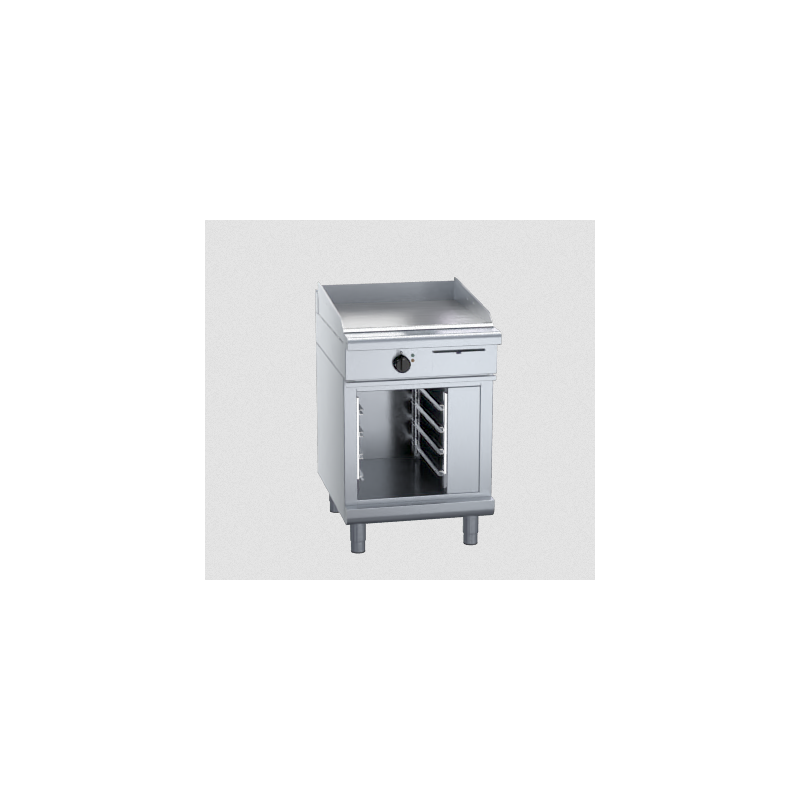 Waldorf 800 Series GPL8600E-CB - 600mm Electric Griddle Low Back Version - Cabinet Base