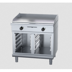 Waldorf 800 Series GPL8900E-CB - 900mm Electric Griddle Low Back Version - Cabinet Base
