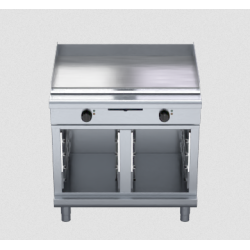 Waldorf 800 Series GPL8900E-CB - 900mm Electric Griddle Low Back Version - Cabinet Base
