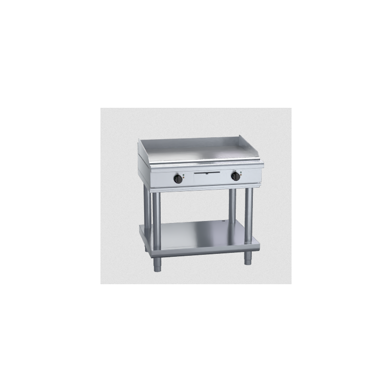 Waldorf 800 Series GPL8900E-LS - 900mm Electric Griddle Low Back Version - Leg Stand