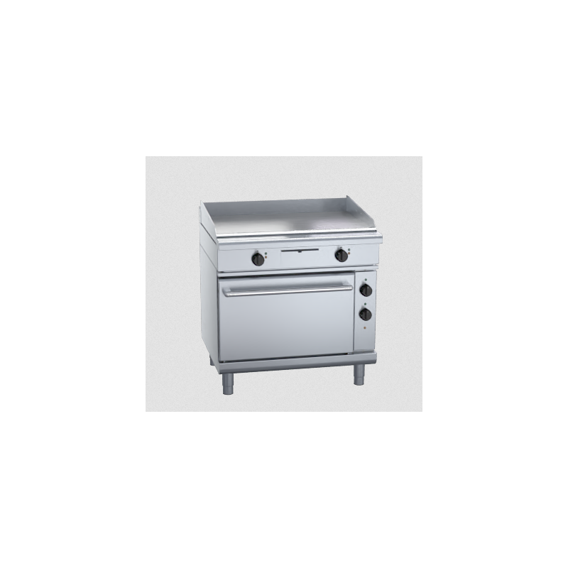 Waldorf 800 Series GPL8910E - 900mm Electric Griddle Static Oven Range Low Back Version