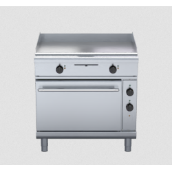 Waldorf 800 Series GPL8910EC - 900mm Electric Griddle Convection Oven Range Low Back Version