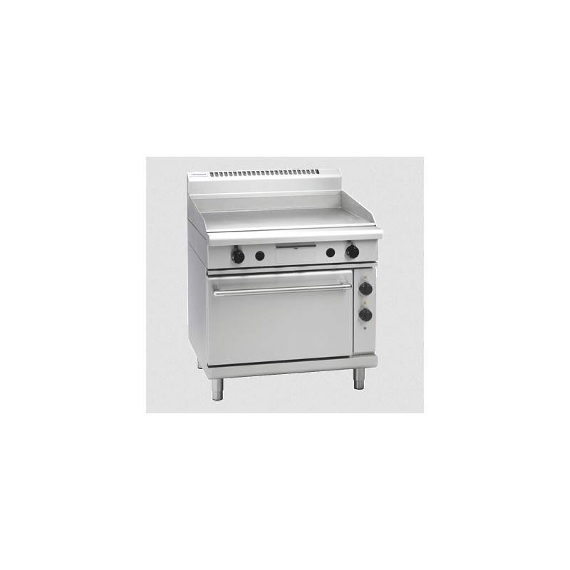 Waldorf 800 Series GPL8910GE - 900mm Gas Griddle Electric Static Oven Range Low Back Version