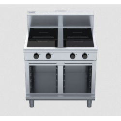 Waldorf 800 Series IN8400R5-CB - 900mm Electric Induction Cooktop Low Back Version - Cabinet Base