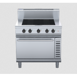 Waldorf 800 Series IN8410ECF - 900mm Induction Range Convection Oven