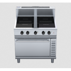 Waldorf 800 Series IN8410ECR5F - 900mm Induction Range Convection Oven