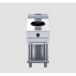 Waldorf 800 Series INL8100W5-LS - 450mm Induction Wok Low Back Version - Leg Stand