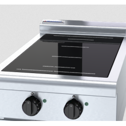 Waldorf 800 Series INL8200F-LS - 450mm Electric Induction Cooktop Low Back Version - Leg Stand