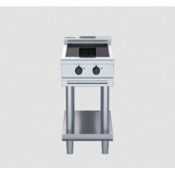 Waldorf 800 Series INL8200F-LS - 450mm Electric Induction Cooktop Low Back Version - Leg Stand