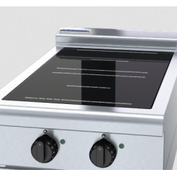 Waldorf 800 Series INL8200R3-B - 450mm Electric Induction Cooktop Low Back Version - Bench Model