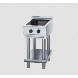 Waldorf 800 Series INL8200R5-LS - 450mm Electric Induction Cooktop Low Back Version - Leg Stand